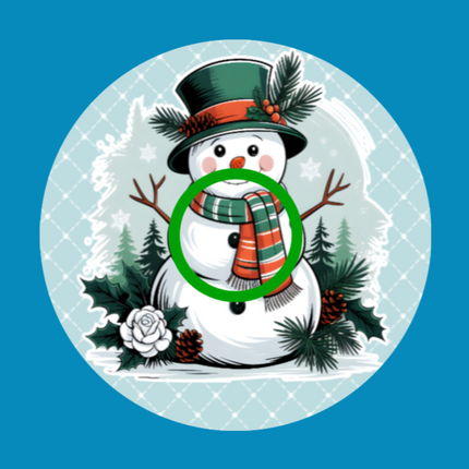 VINTAGE SNOWMAN  -  LIBRE 2 OVERLAY