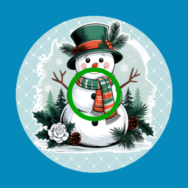 VINTAGE SNOWMAN  -  LIBRE 2 OVERLAY