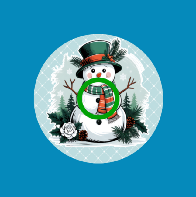 VINTAGE SNOWMAN - LIBRE 3 OVERLAY