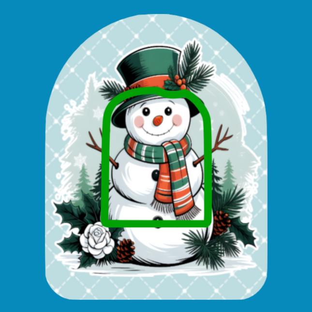 VINTAGE SNOWMAN -  OMNIPOD OVERLAY