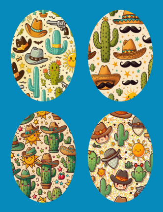 WILD WEST 4 PATCH SET