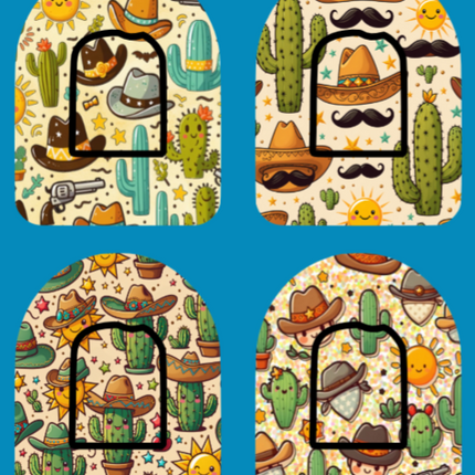 WILD WEST 4 PATCH SET