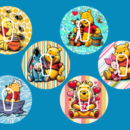 WINNIE THE POOH & FRIENDS - 6 PATCH SET  -  DEXCOM G6 OVERLAYS