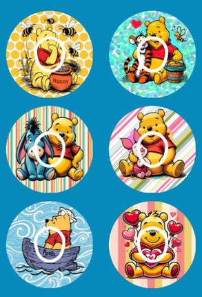 WINNIE THE POOH & FRIENDS - 6 PATCH SET - DEXCOM G7 OR DEXCOM STELO OVERLAYS