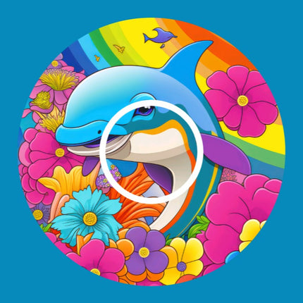 SUGAR PATCH BRIGHTS DOLPHIN PATCH