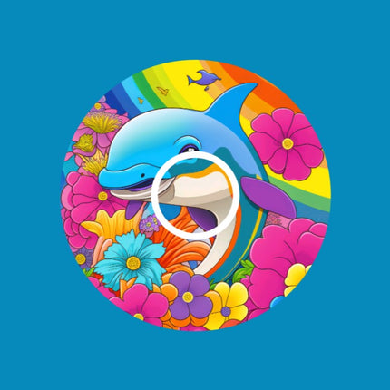 SUGAR PATCH BRIGHTS DOLPHIN PATCH