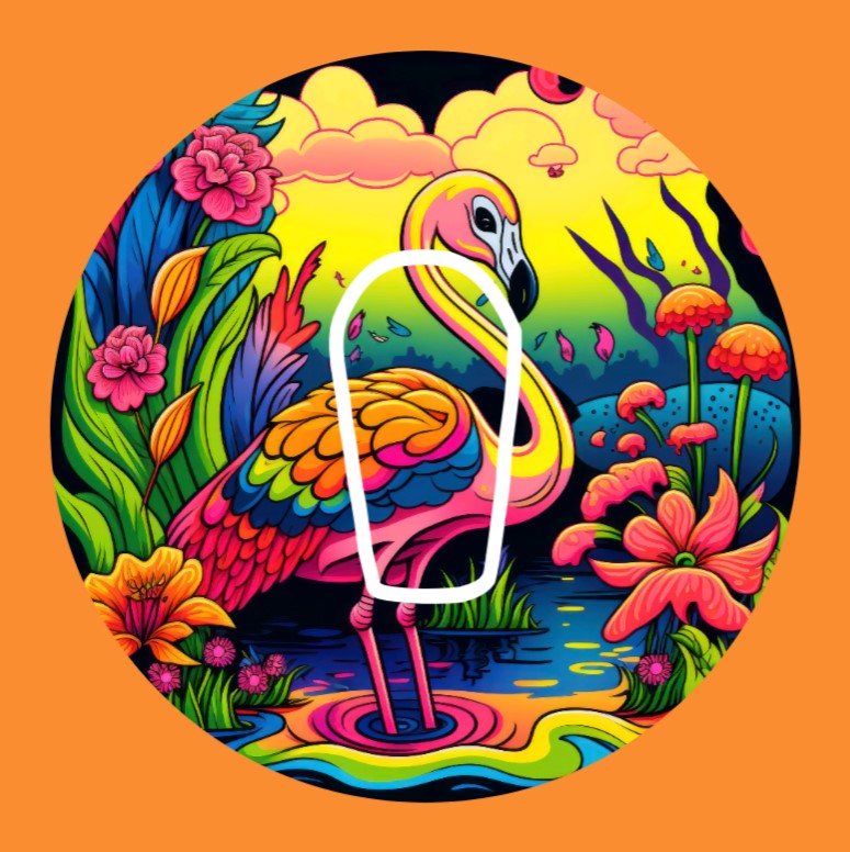 SUGAR PATCH BRIGHTS FLAMINGO PATCH