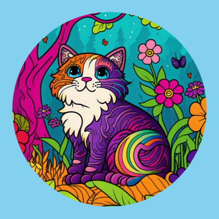 SUGAR PATCH BRIGHTS PURPLE KITTY PATCH