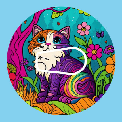 SUGAR PATCH BRIGHTS PURPLE KITTY PATCH