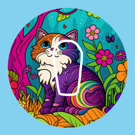 SUGAR PATCH BRIGHTS PURPLE KITTY PATCH