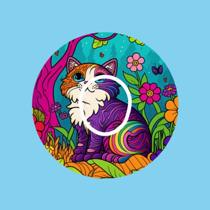 SUGAR PATCH BRIGHTS PURPLE KITTY PATCH