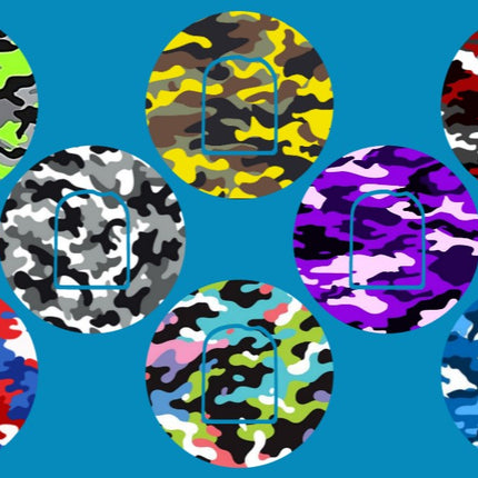 CAMO ASSORTED CIRCULAR 10 PATCH SET