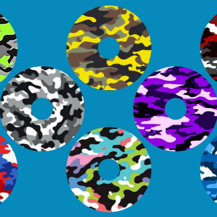 CAMO ASSORTED CIRCULAR 10 PATCH SET