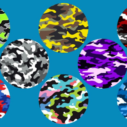 CAMO ASSORTED CIRCULAR 10 PATCH SET