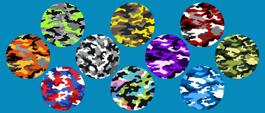 CAMO ASSORTED CIRCULAR 10 PATCH SET