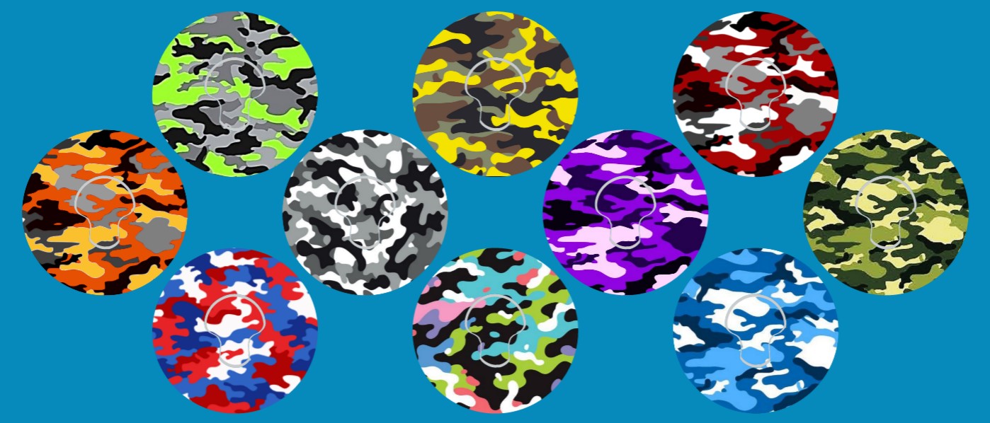 CAMO ASSORTED CIRCULAR 10 PATCH SET