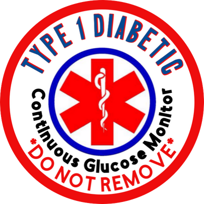 Medical Alert CGM - Do Not Remove - Type 1