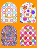 COLORS OF SPRING 4 PATCH SET