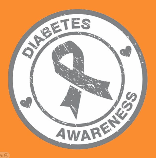 Diabetes Awareness Stamp - Grey