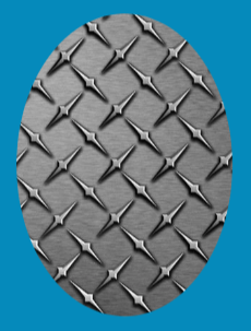 DIAMOND PLATE  - OVAL