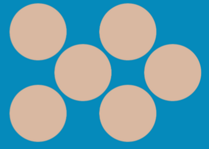 Light Flesh Tone Round Patches  - 6 Pack (all cut for same device)