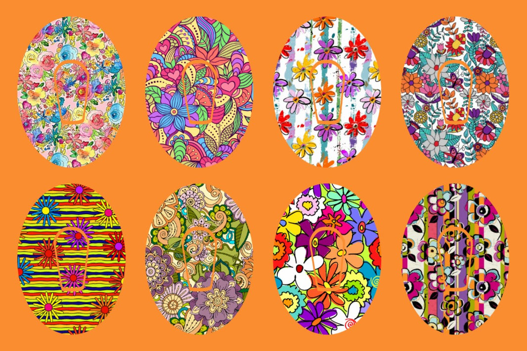 FLOWER MAGIC OVAL 8 PATCH SET