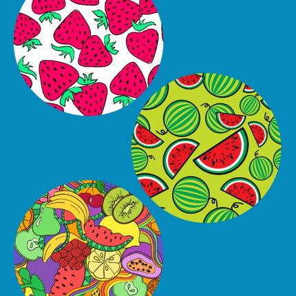 FRUIT FUN CIRCULAR 3 PATCH SET