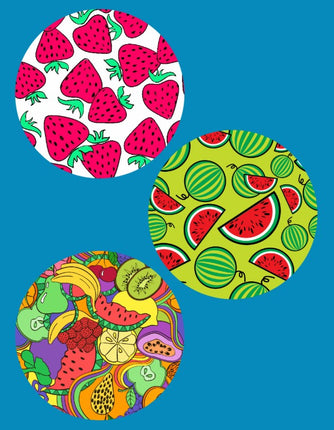 FRUIT FUN CIRCULAR 3 PATCH SET