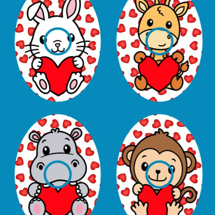 FUR BABIES LOVE 4 PATCH SET