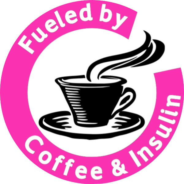 Fueled by Coffee & Insulin - Pink