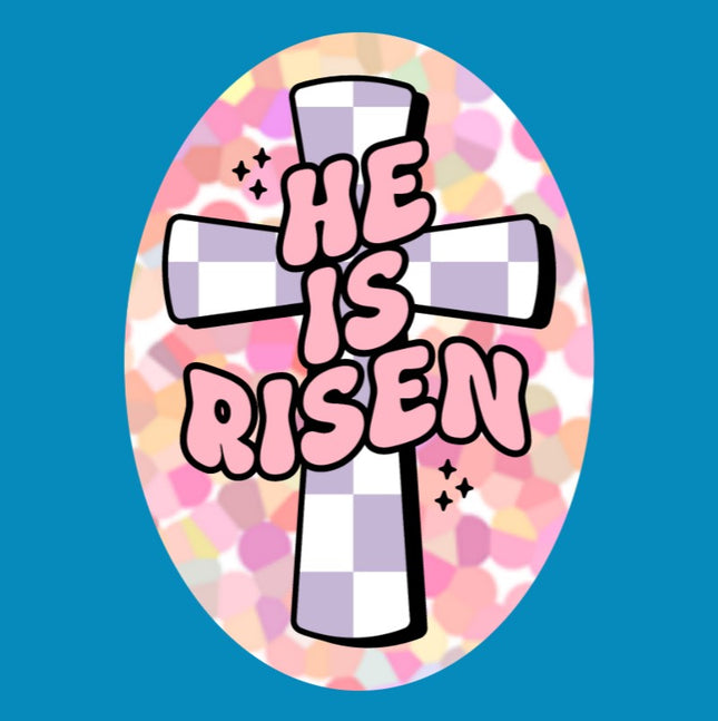 HE IS RISEN CROSS PATCH