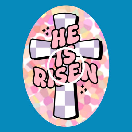 HE IS RISEN CROSS PATCH