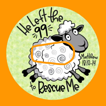 HE LEFT THE 99 TO RESCUE ME (MATTHEW 18:10-14) PATCH