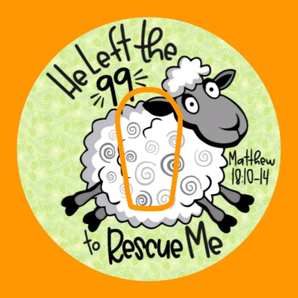 HE LEFT THE 99 TO RESCUE ME (MATTHEW 18:10-14) PATCH