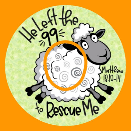 HE LEFT THE 99 TO RESCUE ME (MATTHEW 18:10-14) PATCH