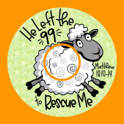 HE LEFT THE 99 TO RESCUE ME (MATTHEW 18:10-14) PATCH