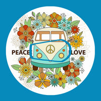 HIPPIE VAN CIRCULAR PATCH
