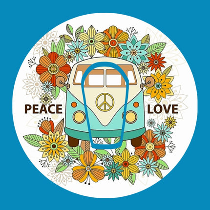 HIPPIE VAN CIRCULAR PATCH