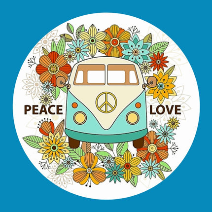 HIPPIE VAN CIRCULAR PATCH