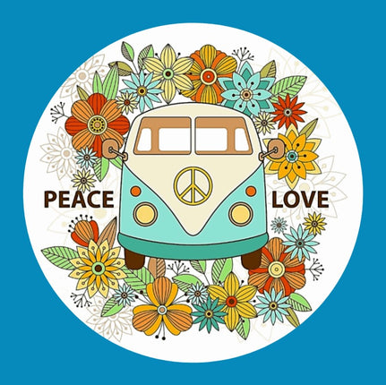 HIPPIE VAN CIRCULAR PATCH