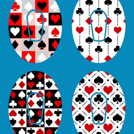 HOUSE OF CARDS 4 PATCH SET