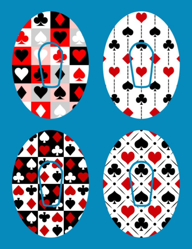 HOUSE OF CARDS 4 PATCH SET