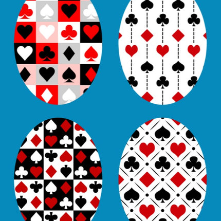 HOUSE OF CARDS 4 PATCH SET