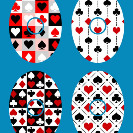 HOUSE OF CARDS 4 PATCH SET