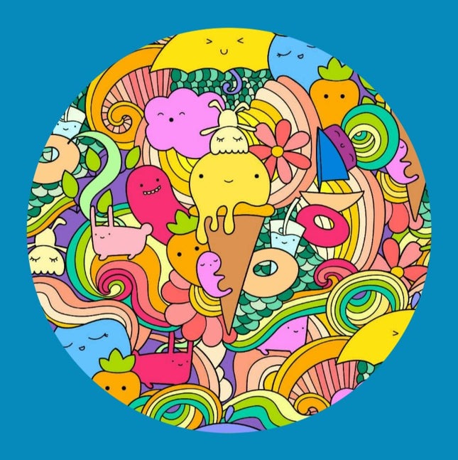 ICE CREAM FANTASY CIRCULAR PATCH