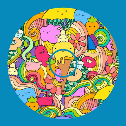 ICE CREAM FANTASY CIRCULAR PATCH