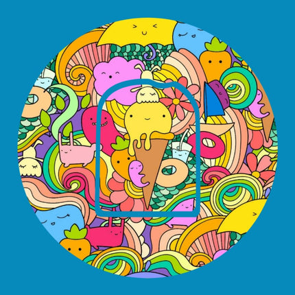ICE CREAM FANTASY CIRCULAR PATCH
