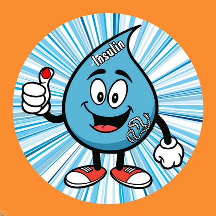 INSULIN DROP WARRIOR PATCH