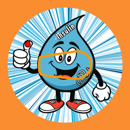 INSULIN DROP WARRIOR PATCH