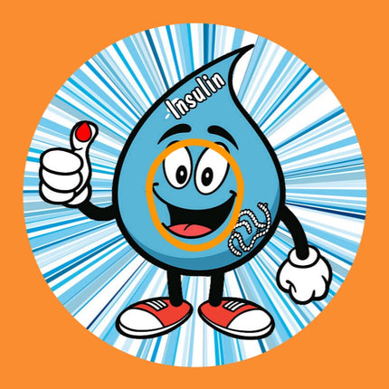 INSULIN DROP WARRIOR PATCH